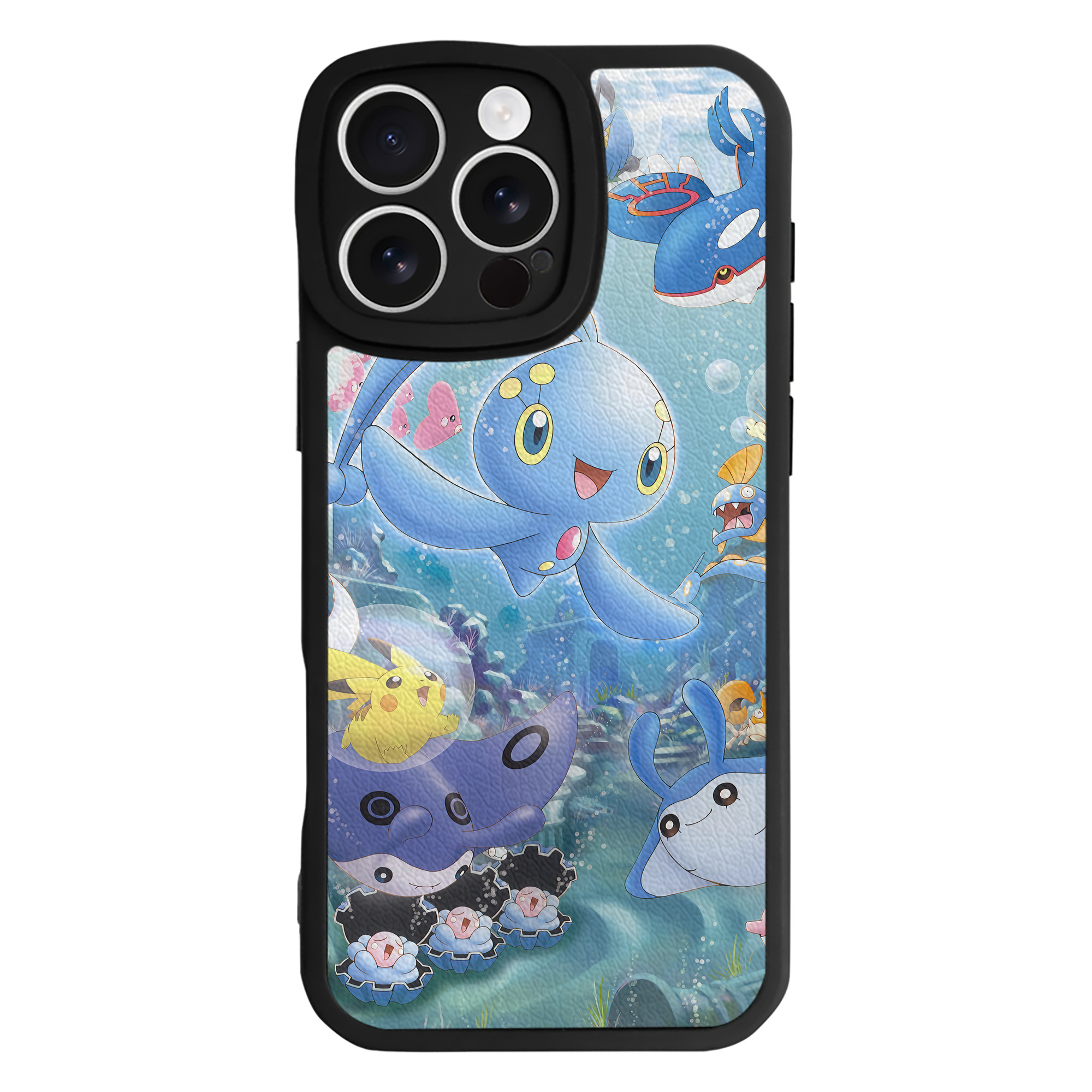 （画像用） ポケットモンスター Pokémon 【iPhone 16シリーズ対応】シリコンスマホケース（レザー調） 材質：シリコン